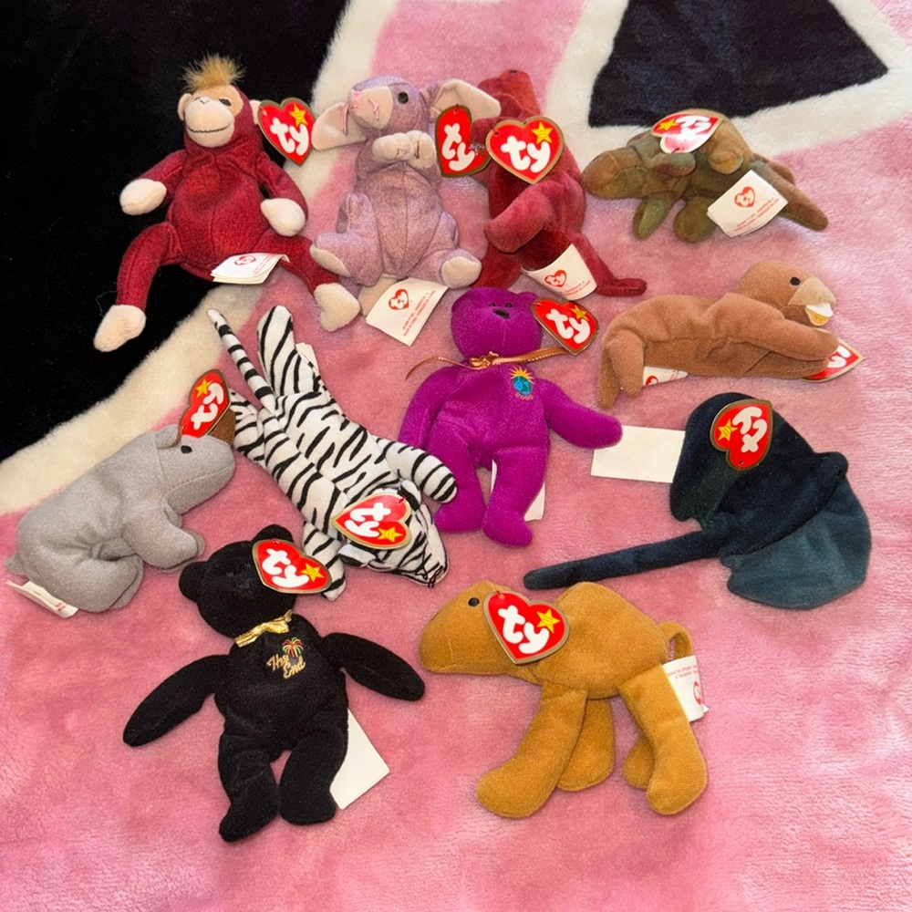 Vintage Baby Ty Stuffed Animals